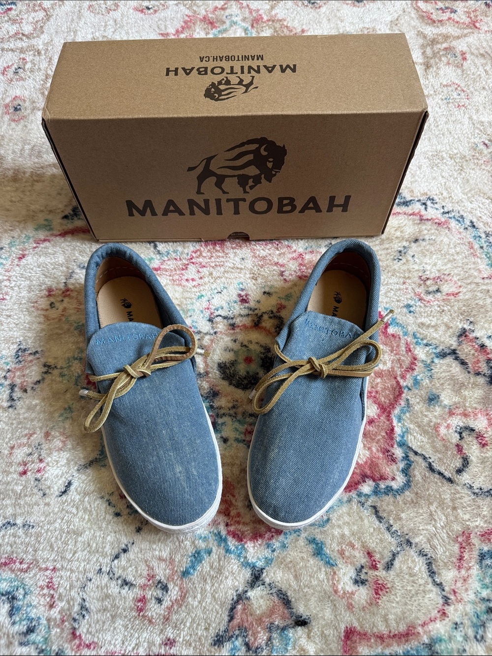Women’s Modern Moccasin - Vintage Denim